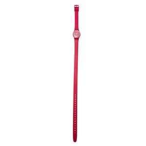Swatch “Bitter Cranberry” S-TOUR – Red Double Loop Watch – Swiss Quartz